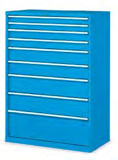 : 1023x573x1450 mm h (B) ARMADIO con 9 cassetti S = estrazione semplice 87% TT = estrazione tot.