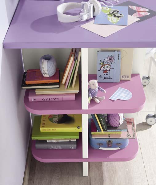 The new desk support: decorates, contains and gives a