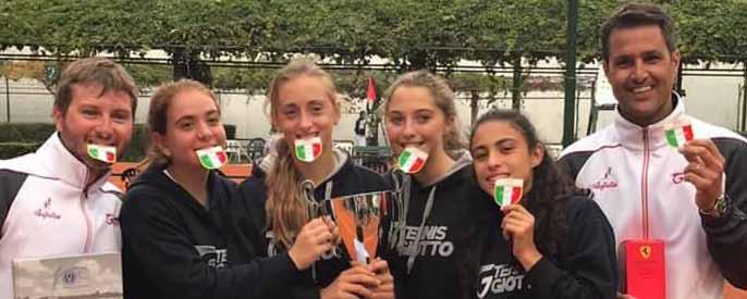 Classifica: 1 CT Porto San Giorgio, 2 TC Saluzzo, 3 Stampa Sporting Torino, 4 Junior Palocco Roma, 5 TC Caserta, 6 TC Padova, 7 Villa Carpena Forlì, 8 Tennis School.