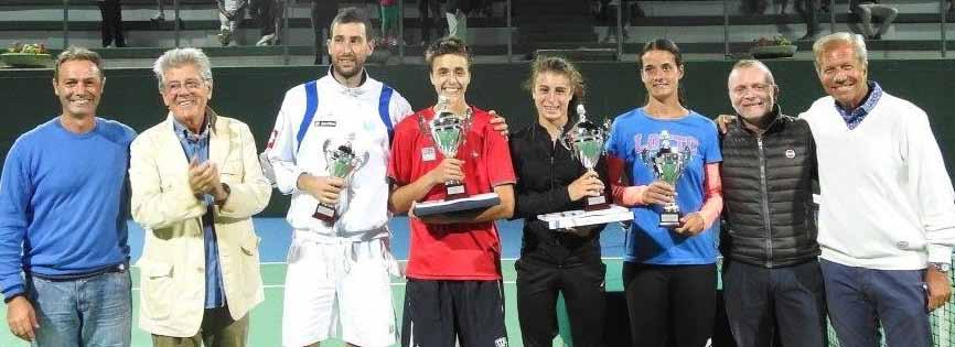 5/Baratoff Pesaro) che ha conquistato a Roma (Ct Eur) il tricolore in singolare e in doppio (col friulano Tramontin) nell U14; il pesarese ha bissato il successo ottenuto lo scorso anno (U13).