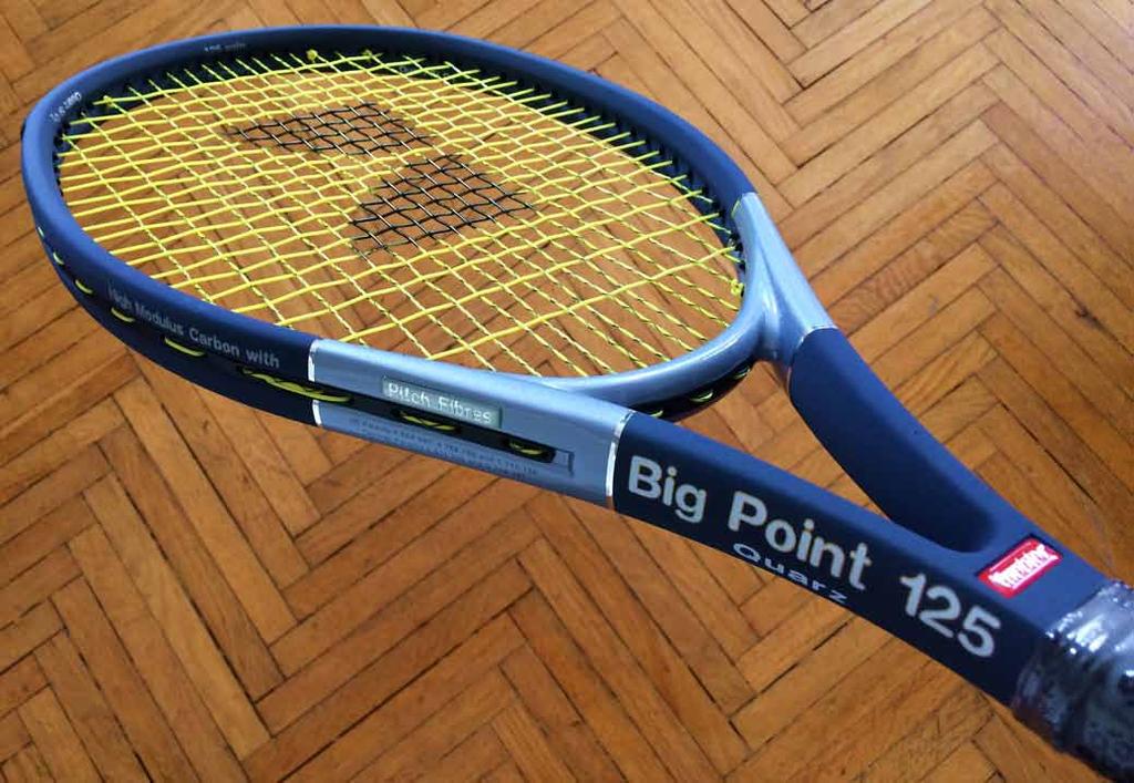 28 l esperto risponde La domanda - La Kuebler Big Point degli Anni 90 è da taluni considerata il massimo concentrato di tecnologia su una racchetta da tennis. Di che cosa si tratta?