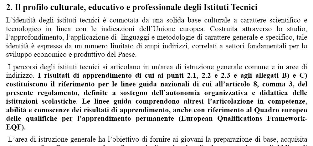 DPR 88/2010 all. Percorso Proposta LaBS DPR 88/2010 all. B IP e IT: almeno 400 h. n. triennio terminale Licei: almeno 200 h. n. triennio terminale a partire dal 2015/16 dalla classe può essere svolta: nei periodi di sospensione d.