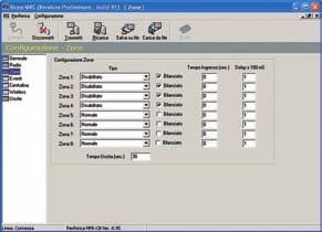 Software di tipo Client per connessione locale o remota. Possibilità di salvare le impostazioni con la creazione di un archivio tecnico.