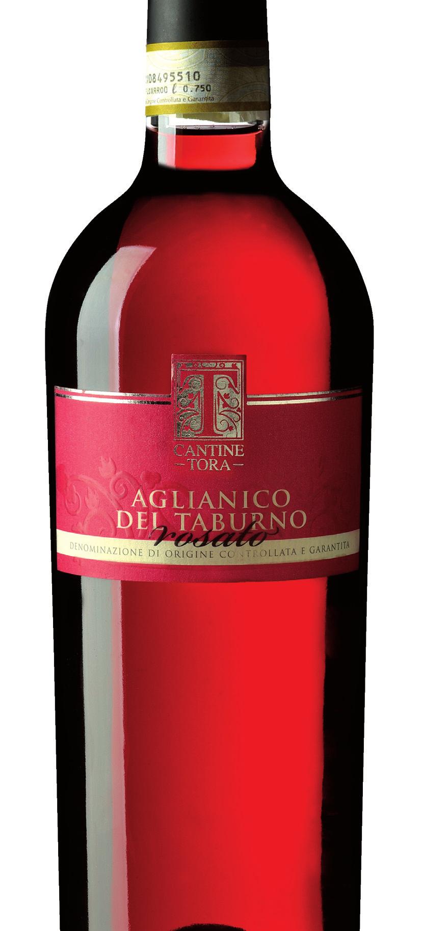 AGLIANICO DEL TABURNO DENOMINAZIONE DI ORIGINE CONTROLLATA E GARANTITA ROSATO AGLIANICO DEL TABURNO DENOMINAZIONE DI ORIGINE CONTROLLATA E GARANTITA ROSSO Varietà: 100% Aglianico Denominazione: