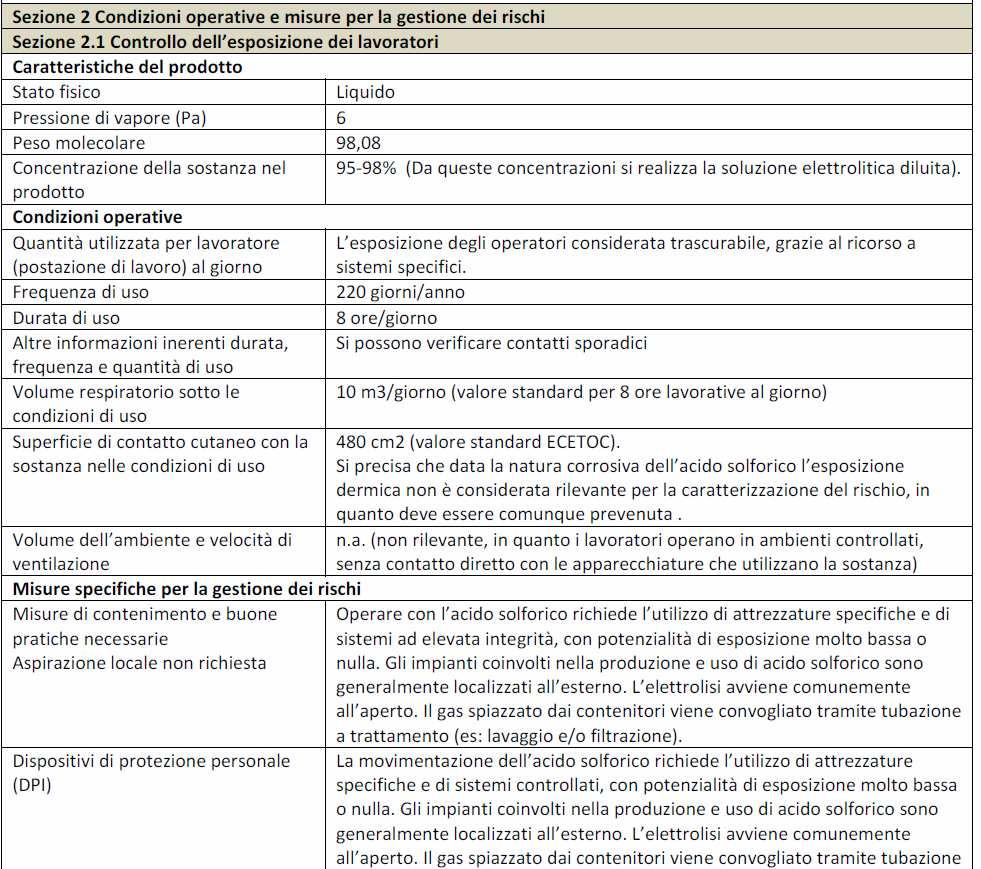 Confronto ES con la pratica La condizione esterno/aperto non risulta essenziale (generalmente, comunemente), nel caso specifico della ditta considerata i processi di ossidazione avvengono in locali