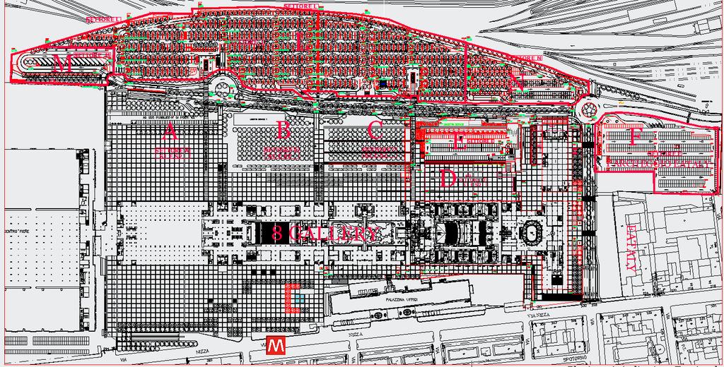 Comprensorio Lingotto t Planimetria indicativa