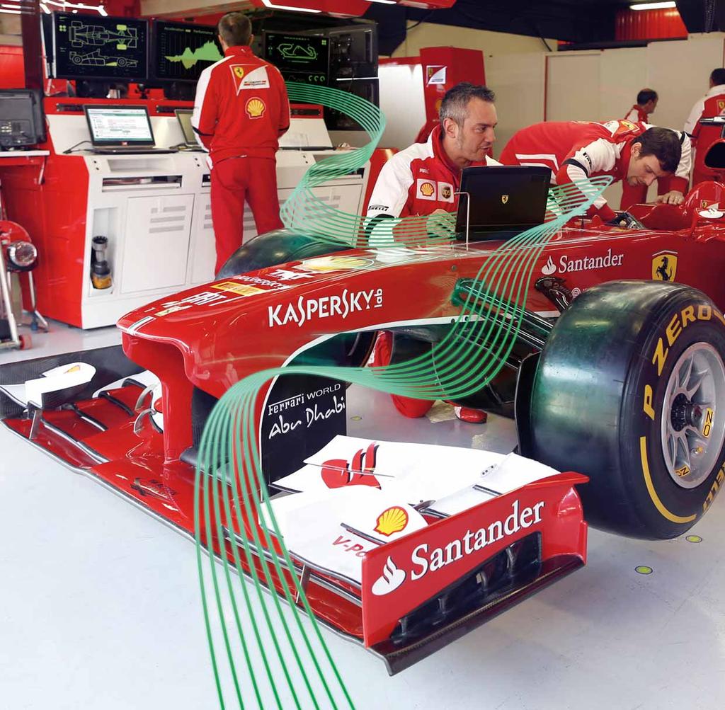 ULTIMATE TEAMWORK Together with the Scuderia Ferrari team we share a passion for world-class technology, performance and speed. That s why Ferrari has chosen us as its endpoint security provider.