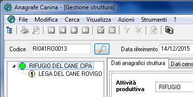 inserire nuovamente il responsabile della struttura, che dovrà essere aggiunto come indicato precedentemente (inserisci nuovo responsabile).