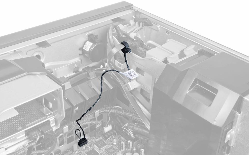 Seguire le procedure descritte in Dopo aver effettuato gli interventi sui componenti interni del computer. Rimozione del sensore termico HDD N.B.