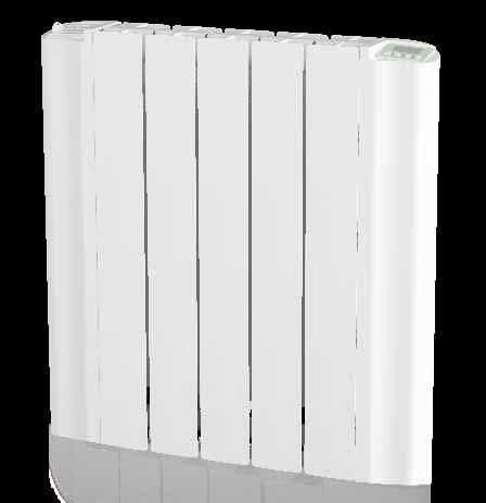 BLITZ FD radiatore ELETTRICO A FLUIDO TERMOVETTORE 100% made in Italy Corpo in lega d alluminio a bassa inerzia termica Fianchetti laterali in alluminio Umidificatore incorporato Colore RAL 9010