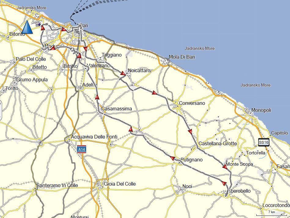 4 Tappa: Lecce 11-06- 2014 ore 7:30 Km 122 x 720m ascesa: Lecce Galatina