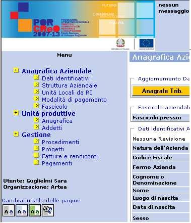 5. MODIFICA DELLA DOMANDA INSERITA Una domanda inserita prima della chiusura e firma della stessa può