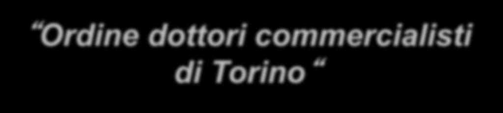 Ordine dottori commercialisti di Torino Piani individuali di risparmio e ripresa economica Elaborato da