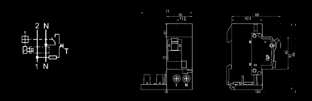 RCCB class Sensibilità (ma) Residual current (ma) 2058001 1P+N / 2P 6 32 A 30 1 2058201 1P+N / 2P 40 50 A 30 1 2058006 1P+N / 2P 6 32 AC 30 1 2058206 1P+N / 2P 40 50 AC 30 1 2058002 1P+N / 2P 6