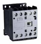 Norme Standards: IEC EN 6094741 IEC EN 6094751 TIPO CEC012 22A (AC1) 5,5kW (AC3 400V) / TYPE CEC012 22A (AC1) 5,5kW (AC3 400V) Tensione Voltage Descrizione contatti Contacts type 4641074 24V AC 0,18