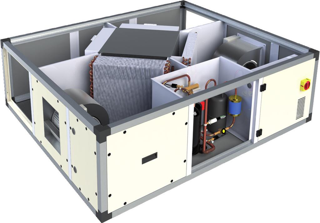 UTNR-HP INtrodUZIoNe Le unità di rinnovo dell aria UTNR-HP sono caratterizzate dall adozione di un doppio sistema di recupero dell energia, altrimenti persa nella fase di espulsione dell aria