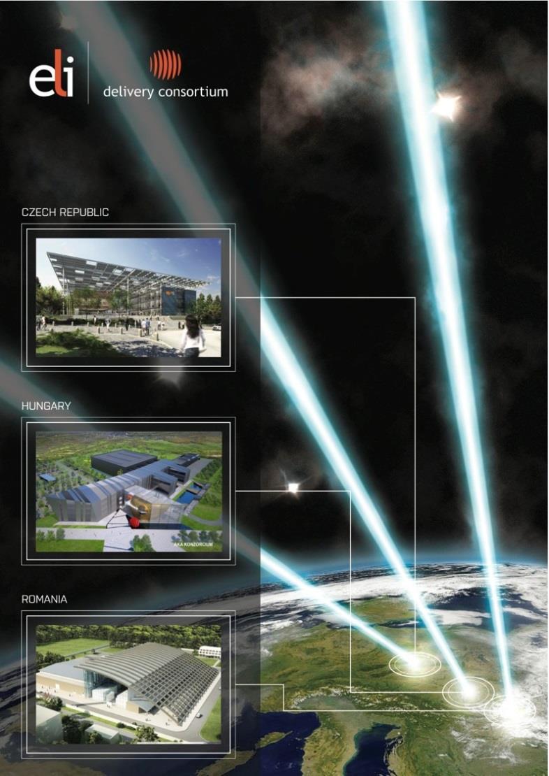 ELI in breve ELI è una Infrastruttura di Ricerca Laser Internazionale della roadmap ESFRI aperta agli utilizzatori.