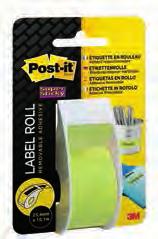 Descrizione Colore Umv 77320 3204 dispenser + 1 ricarica giallo pastello pz 77321 3205 ricarica 59mm.x10 mt giallo pastello cf 6 77322 3205A ricarica 59mm.