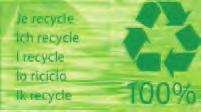 Confezione in carta riciclata senza fi lm