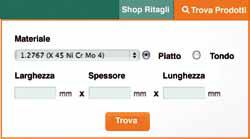 K6 1.2767 (X45NiCrMo4) Materiale grezzo Lamiere e lamiere tagliate a misura Laminazione a norma EN 10029 classe C Altre dimensioni su richiesta Spessore [mm] 5,1 6,1 9,1 11,3 13,3 18 22 27 35 43 53