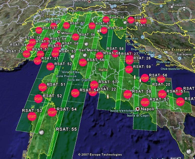 come nel caso dei satelliti europei, la copertura dell intero pianeta sia secondo geometrie discendenti sia ascendenti.