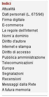 L'ultimo sito che vediamo è il sito di un grande studio legale di Roma.