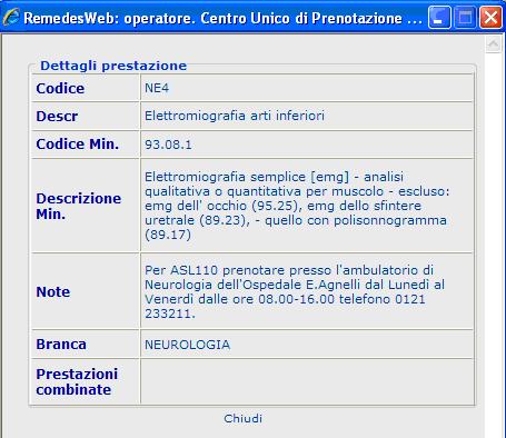 Per procedere con la ricerca dell appuntamento senza impostare ulteriori criteri di selezione, è sufficiente selezionare il pulsante Avanti.