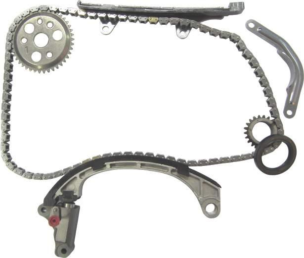 OTK030012 Applicabile su motori: / Suitable for: TOYOTA Descrizione componenti / Component Description Qtà/Qty Catena di distribuzione / Timing chain 1 Ingranaggio / Gear 2 Pattino Tendicatena dx /