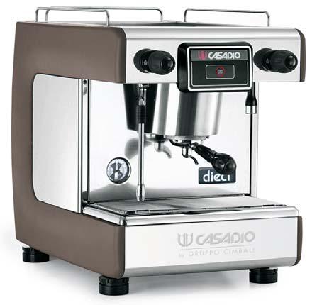 DIECI S MONOFASE MACCHINE PER CAFFÈ ESPRESSO S/1 B3152H9UZABZA 1.570,00 S/2 B3252H9UZABYA 2.130,00 Macchina per caffè espresso semi-automatica robusta e affidabile. 1 lancia vapore.