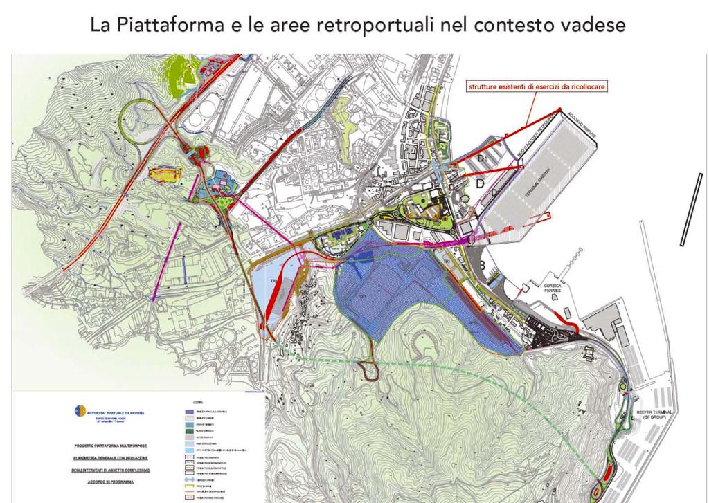 Il sistema di Vado Ligure La piattaforma Multipurpose,