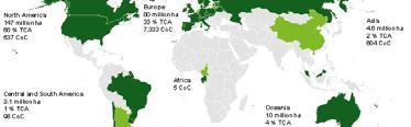 Membri, Schemi riconosciuti e distribuzione dei certificati di gestione forestale 13 La struttura del PEFC Council Membri I PEFC Nazionali sono Membri del PEFC Council (voto 2/3 del totale)