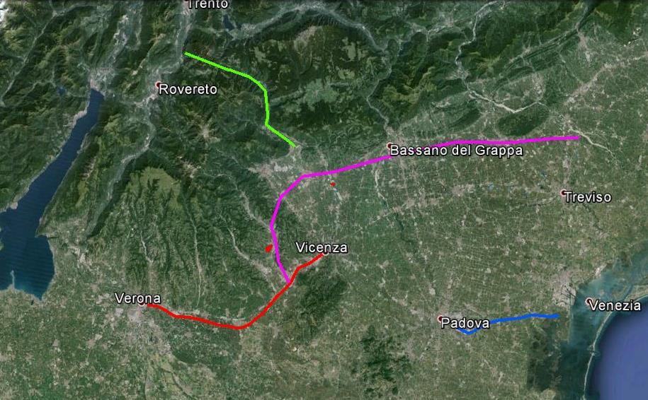 OPERE IN CORSO DI REALIZZAZIONE, OPERE IN PROGRAMMA E VOLUMI DA GESTIRE VALDASTICO NORD: + 6 milioni di mc PEDEMONTANA: + 9 milioni di mc