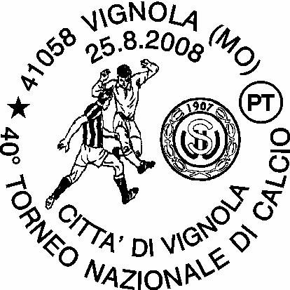 Italiane/Filiale di Brescia 2/Servizio Commerciale/Filatelia Via Gambara, 10-25100 Brescia (tel. 030 2913165) N. 1143 RICHIEDENTE: A.S.D. Vignolese 1997 SEDE DEL SERVIZIO: Via R.