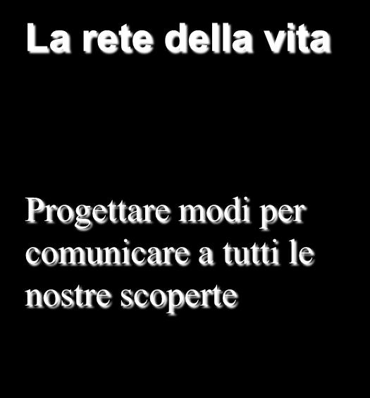 finale L inizio La vita è un dono Lo sviluppo Amicizia, amore, La conclusione La rete