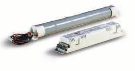 Elettrinverter T5 Alimentatore elettronico per illuminazione d emergenza per lampade fluorescenti T5 e fluorescenti Compatte. Si installa facilmente all interno di plafoniere.