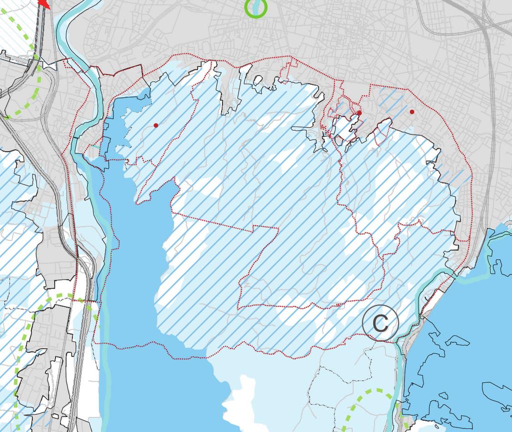 II. BENE E CONTESTO PAESAGGISTICO INTERAZIONE CON PIANIFICAZIONE E TUTELE 8 di 8 IL SISTEMA DEI BENI PAESAGGISTICI DELLA COLLINA LOGNESE E LA RETE ECOLOGICA LE rete ecologica - strategia di tutela