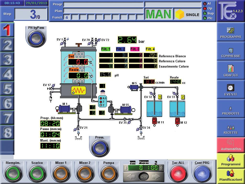 touch-screen, specifically designed for industrial use in production