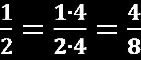 dividono, se è possibile, i due termini di una frazione (numeratore e denominatore) per uno
