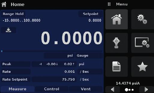 Touchscreen ed intuitiva interfaccia operatore Subito dopo l'accensione viene visualizzata la schermata principale standard (vedi l'immagine seguente).