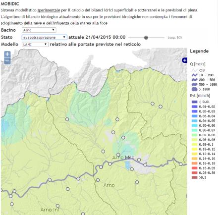 Ri-calibrazione con i nuovi dati sul suolo Ombrone PT a Poggio a Caiano 280 Poggio a Caiano 260 240 Agosto!