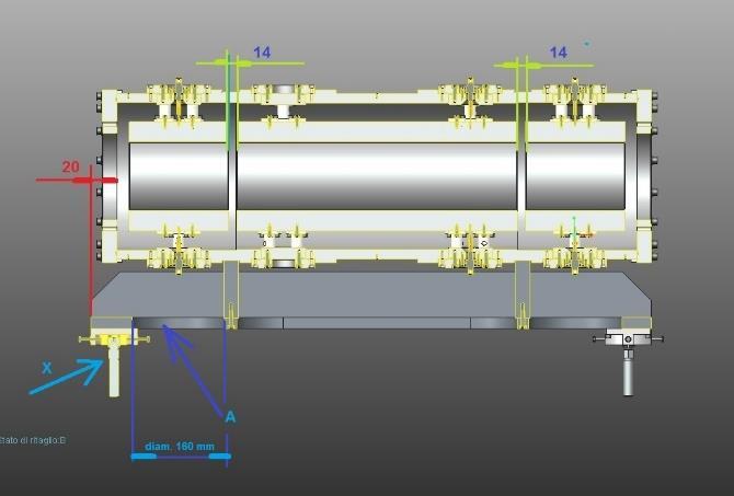 SPES Produzione di svariate tavole costruttive di molti apparati che saranno posizionati