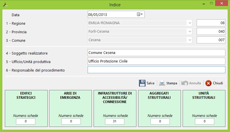 La finalità di Soft è quella di supportare i professionisti nell'acquisizione informatica dei dati necessari alla effettuazione delle analisi di, che vanno a realizzare la Mappa degli Elementi per