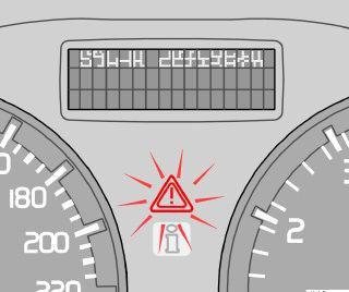 01 Sicurezza In caso di incidente 01 Guida dopo una collisione Se l automobile è rimasta coinvolta in una collisione, potrebbe apparire il testo MODO IN- CIDENTE-VEDERE MANUALE sul display