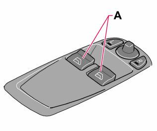 02 Strumenti e comandi Alzacristalli elettrici Azionamento Gli alzacristalli elettrici si azionano con i comandi nelle portiere.