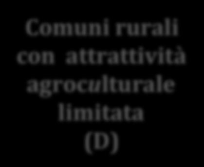 ricettività agrituristica Bassa Alta Comuni rurali con