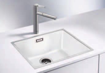 Installazione a filotop e sopratop con effetto semifilo BLANCO SUBLINE 500-IF SILGRANIT e acciaio inox 60 sottolavello Antracite 1519430 978,00 VASCHE SILGRANIT e filotop Bianco 1521017 978,00