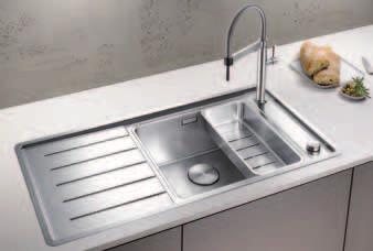 BLANCO ANDANO XL 6 S-IF Acciaio Inox 18/10 LAVELLI INOX Sinfonia in acciaio inox.