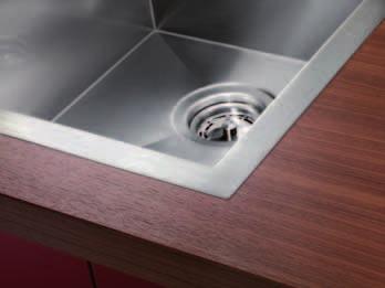 Ampia selezione di lavelli in Acciaio Inox, SILGRANIT e ceramica Adatti per piani di lavoro in tutti i materiali Installazione semplice e veloce