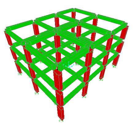 APPLICAZIONE A MODELLI NUMERICI Modelli 3D in c.a.