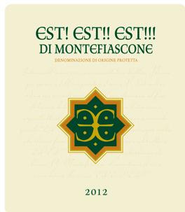 Character: fresh and persistent. Food Pairings: fi sh soup, white meats or porcini mushrooms. 48,00 EST! EST!! EST!!! di Montefiascone DOP FALESCO 2012 50% Trebbiano - 30% Malvasia 20% Roscetto Grad.